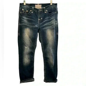 Big Star Dark Wash Cropped Ankle Jeans